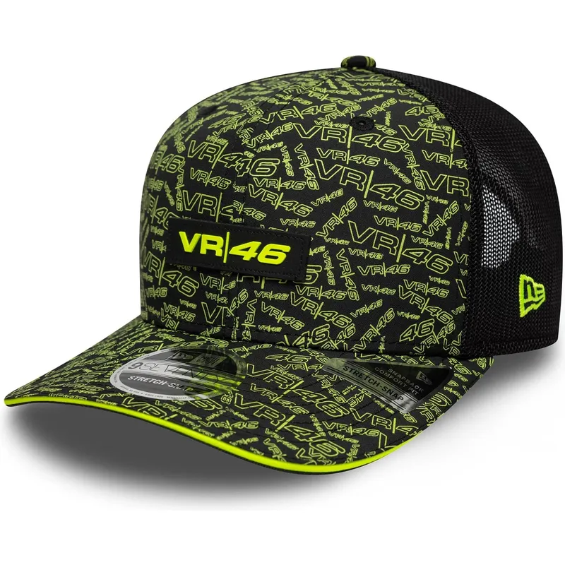 new-era-9seventy-stretch-snap-all-over-print-valentino-rossi-vr46-motogp-black-and-yellow-trucker-hat