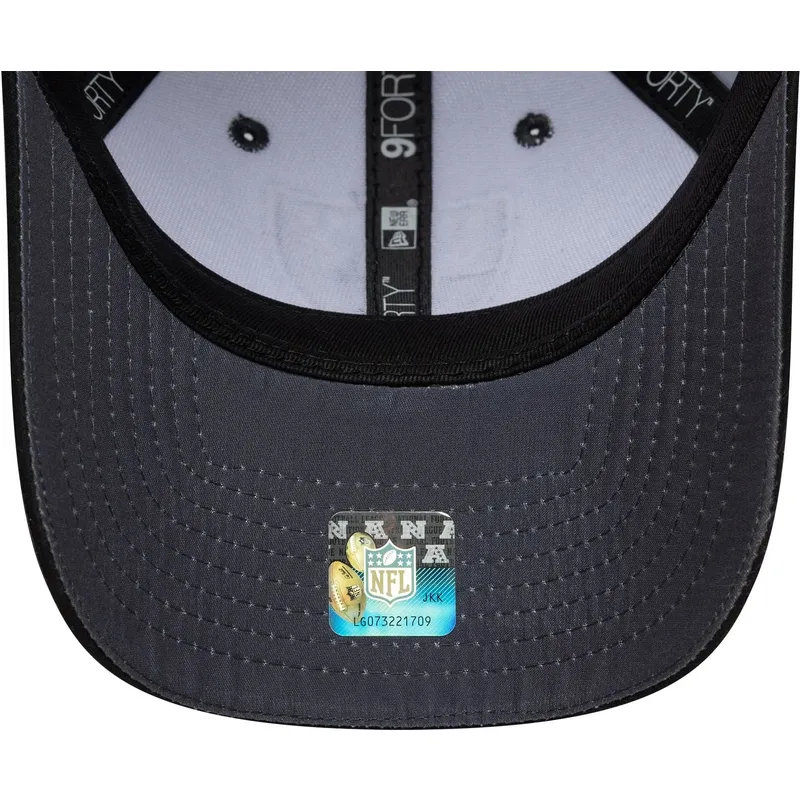 cap-ivelt-siv-reguliruema-lenta-9forty-microfibre-las-vegas-raiders-nfl-new-era