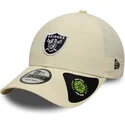 sapkak-ivelt-bezs-allithato-9forty-recycled-midi-las-vegas-raiders-nfl-new-era