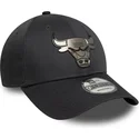 gorra-curva-gris-snapback-9forty-metallic-de-chicago-bulls-nba-de-new-era