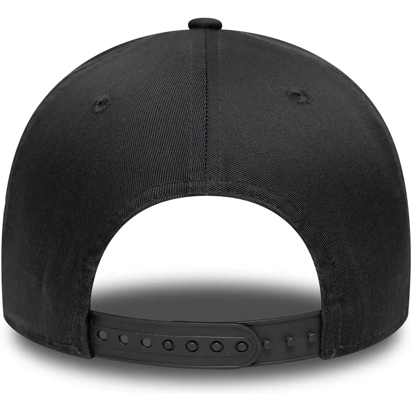 new-era-curved-brim-9forty-metallic-chicago-bulls-nba-grey-snapback-cap