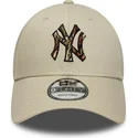 sapkak-ivelt-bezs-allithato-pant-9forty-camo-infill-new-york-yankees-mlb-new-era