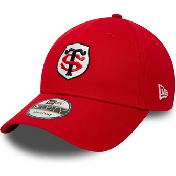 Sapkák ívelt piros állítható pánt 9FORTY Core Stade Toulousain Top 14 New Era