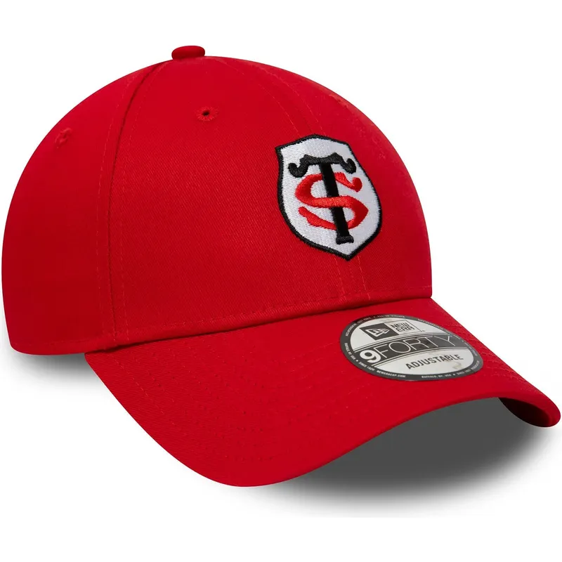 gorra-curva-roja-ajustable-9forty-core-de-stade-toulousain-top-14-de-new-era