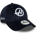 gorra-curva-azul-marino-ajustable-9forty-cord-de-haas-f1-team-formula-1-de-new-era