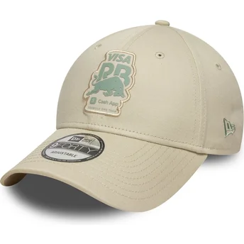 New Era Curved Brim 9FORTY Seasonal Racing Bulls F1 Team Formula 1 Beige Adjustable Cap
