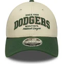 sapkak-ivelt-bezs-allithato-9forty-m-crown-wordmark-los-angeles-dodgers-mlb-new-era