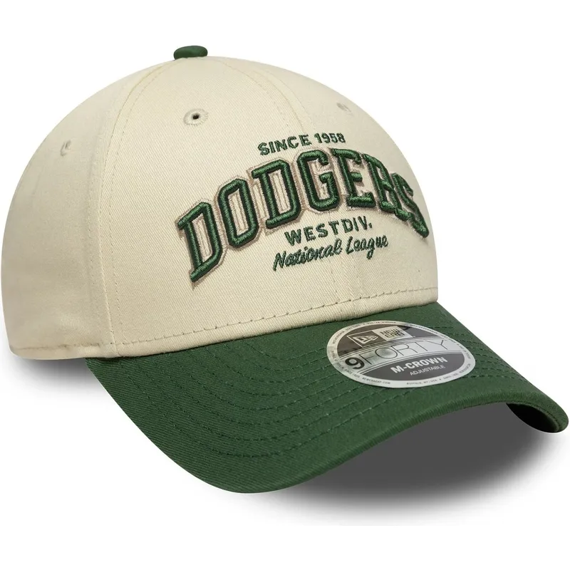 sapkak-ivelt-bezs-allithato-9forty-m-crown-wordmark-los-angeles-dodgers-mlb-new-era