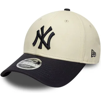 Sapkák ívelt bézs snapback 9FORTY M-Crown New York Yankees MLB New Era