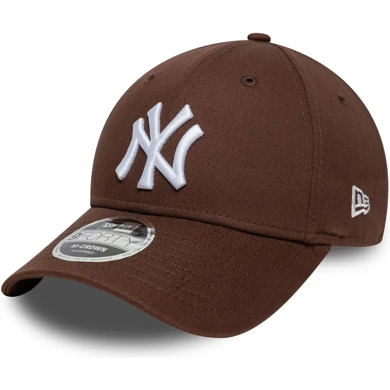 new-era-curved-brim-9forty-m-crown-new-york-yankees-mlb-brown-snapback-cap