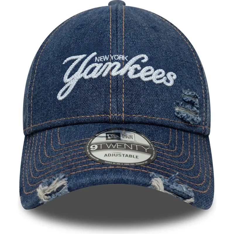 sapkak-ivelt-kek-allithato-9twenty-denim-distress-new-york-yankees-mlb-new-era