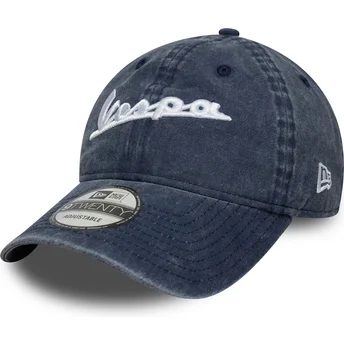Cap ívelt син регулируема лента 9TWENTY Washed Vespa Piaggio New Era