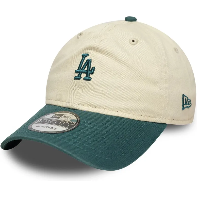 sapkak-ivelt-bezs-allithato-9twenty-mini-washed-los-angeles-dodgers-mlb-new-era