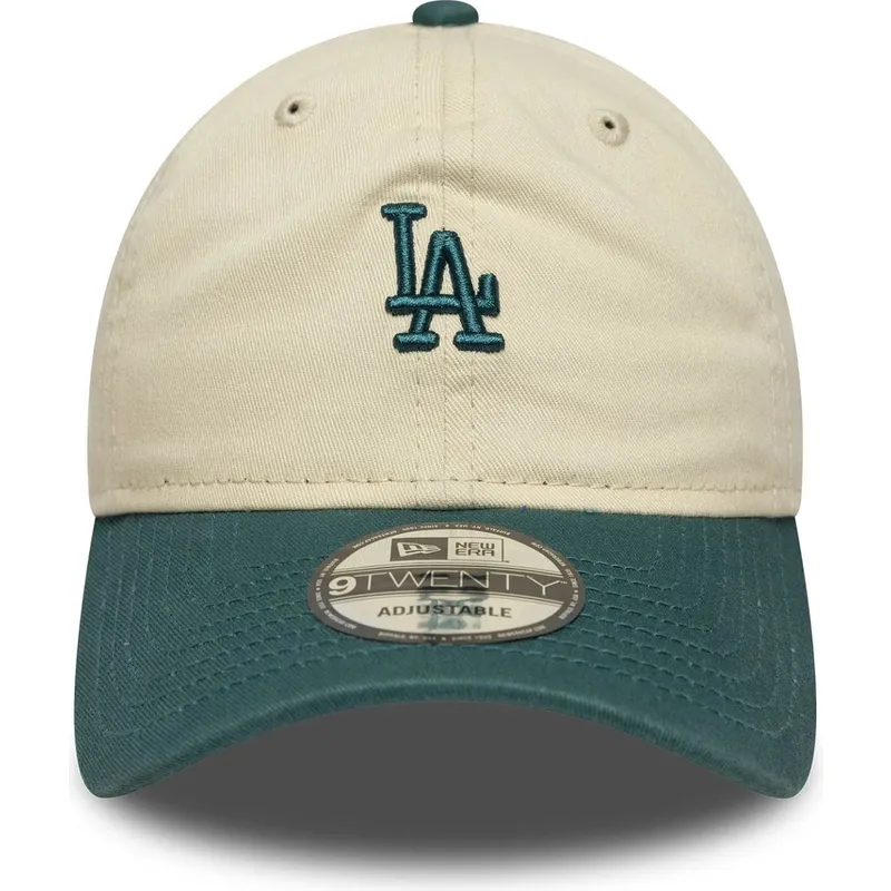 sapkak-ivelt-bezs-allithato-9twenty-mini-washed-los-angeles-dodgers-mlb-new-era