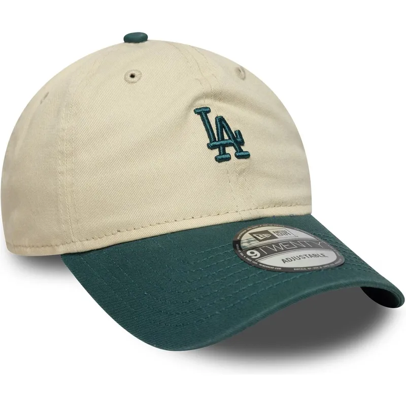 sapkak-ivelt-bezs-allithato-9twenty-mini-washed-los-angeles-dodgers-mlb-new-era