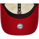 gorra-curva-beige-y-roja-ajustable-9twenty-mini-washed-de-new-york-yankees-mlb-de-new-era