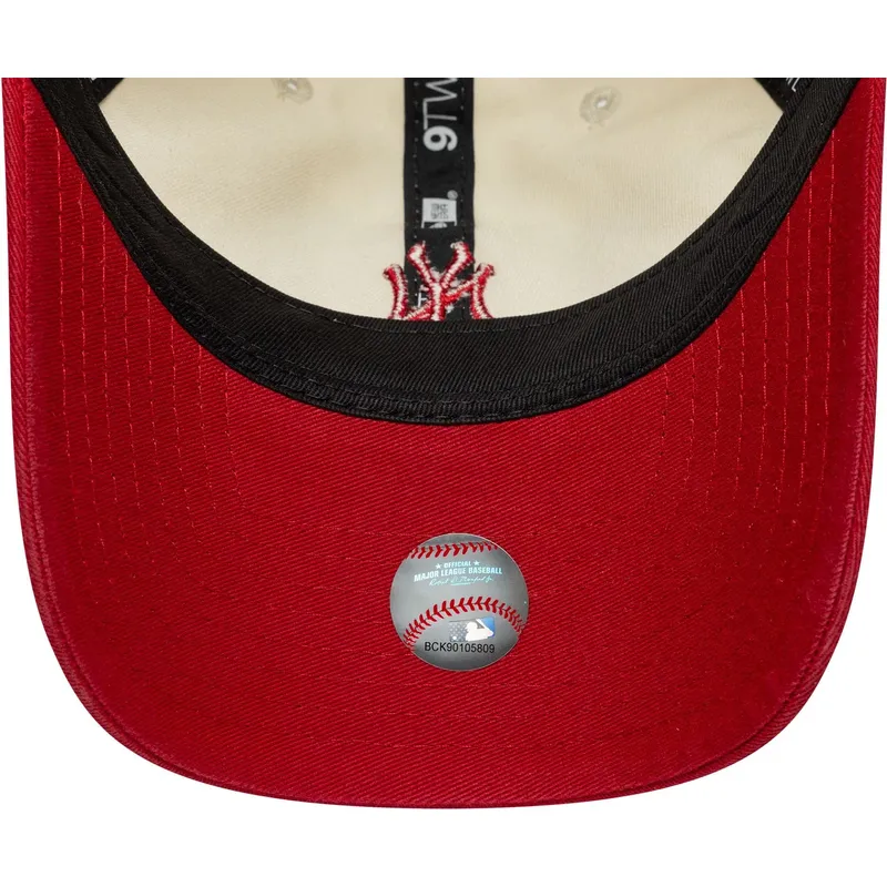 sapkak-ivelt-bezs-allithato-9twenty-mini-washed-new-york-yankees-mlb-new-era