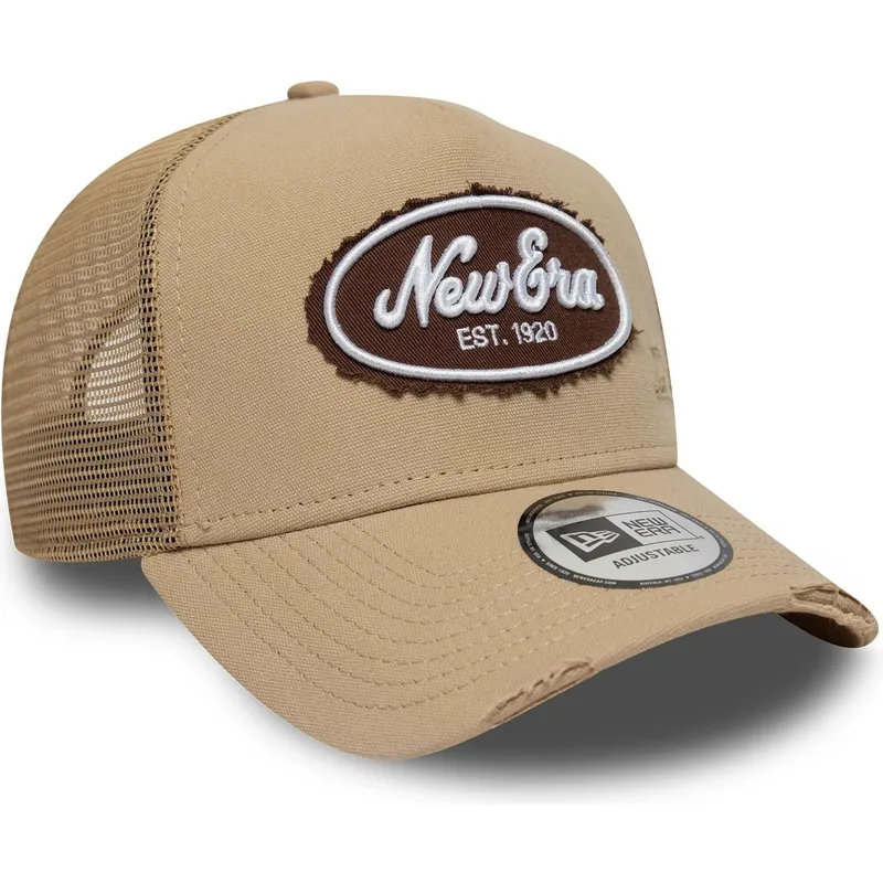 sapkak-ivelt-barna-snapback-a-frame-oval-canvas-distress-new-era sapkak-ivelt-barna-snapback-a-frame-oval-canvas-distress-new-era