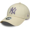 cap-ivelt-bezhov-reguliruema-lenta-9forty-metallic-new-york-yankees-mlb-new-era