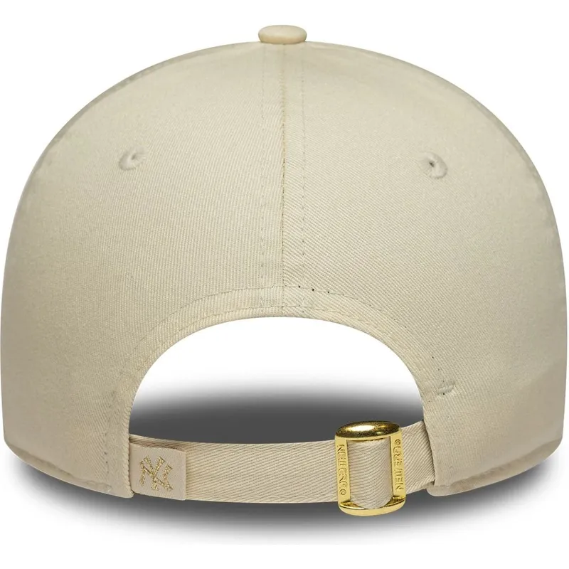 cap-ivelt-bezhov-reguliruema-lenta-9forty-sequin-wordmark-new-york-yankees-mlb-new-era
