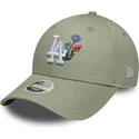 cap-ivelt-zelen-reguliruema-lenta-claro-9forty-floral-icon-los-angeles-dodgers-mlb-new-era