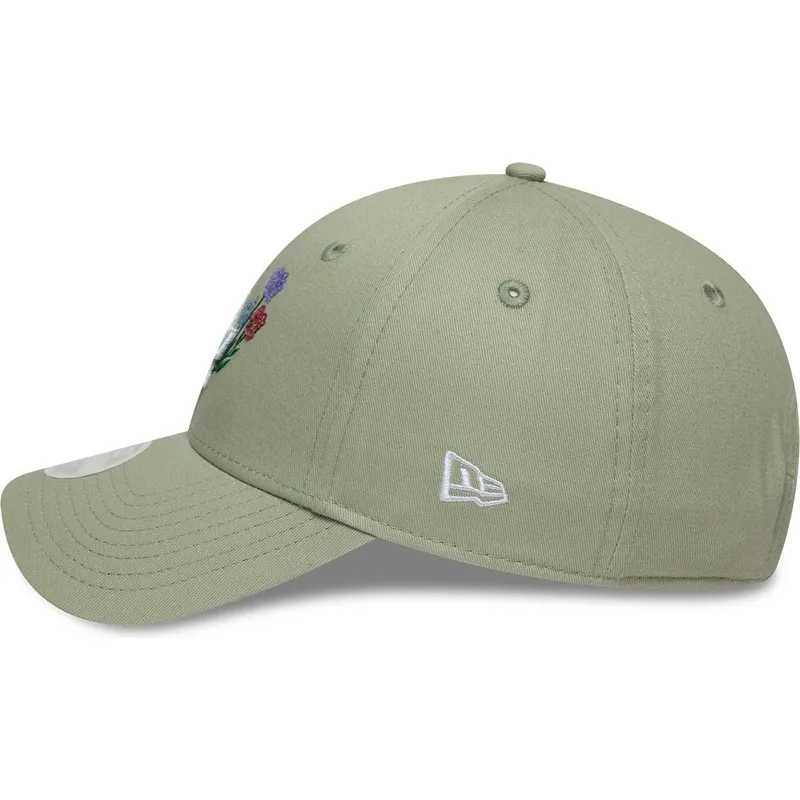 gorra-curva-verde-claro-ajustable-para-mujer-9forty-floral-icon-de-los-angeles-dodgers-mlb-de-new-era