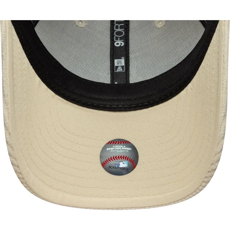 cap-ivelt-bezhov-reguliruema-lenta-9forty-m-crown-pastel-cord-los-angeles-dodgers-mlb-new-era