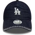 gorra-curva-azul-marino-ajustable-para-mujer-9twenty-denim-stitch-de-los-angeles-dodgers-mlb-de-new-era