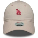 sapkak-ivelt-rozsaszin-allithato-9twenty-washed-mini-los-angeles-dodgers-mlb-new-era