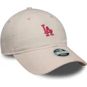 sapkak-ivelt-rozsaszin-allithato-9twenty-washed-mini-los-angeles-dodgers-mlb-new-era