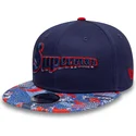marinbla-platt-snapback-keps-for-barn-9fifty-superman-dc-comics-fran-new-era