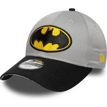 Sapkák ívelt fekete állítható pánt gyereknek 9FORTY Batman DC Comics New Era