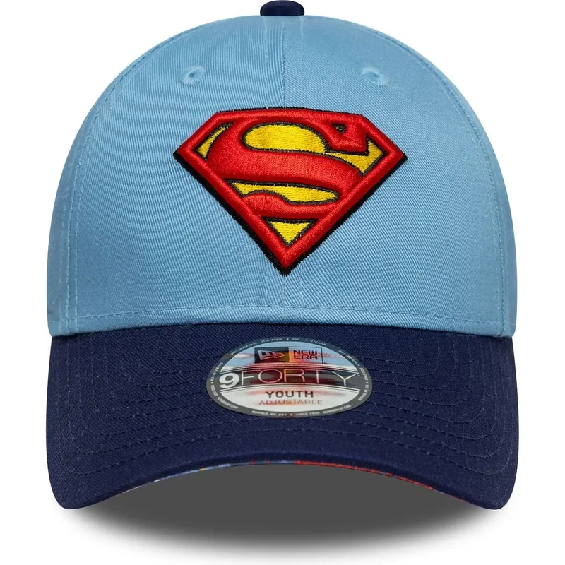 sapkak-ivelt-kek-allithato-pant-gyereknek-9forty-superman-dc-comics-new-era