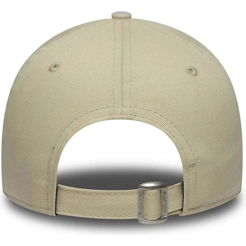 bojd-beige-och-rosa-justerbar-keps-for-barn-9forty-league-essential-los-angeles-dodgers-mlb-fran-new-era
