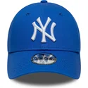 new-era-curved-brim-youth-9forty-league-essential-new-york-yankees-mlb-blue-adjustable-cap