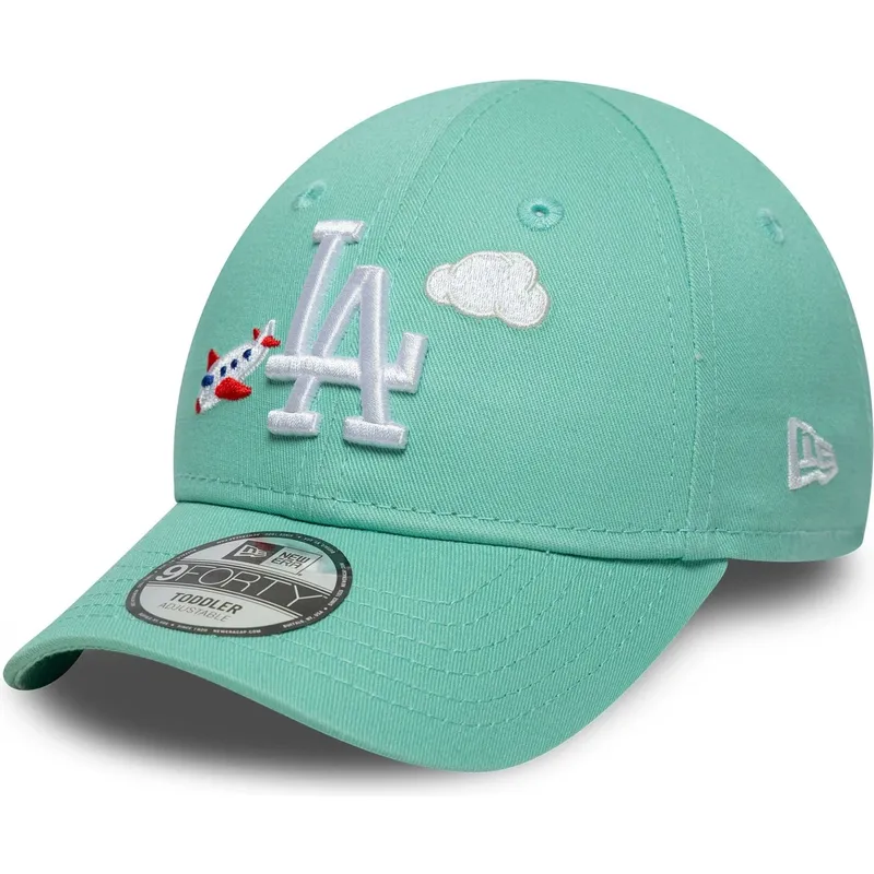 new-era-curved-brim-toddler-9forty-plane-icon-new-york-yankees-mlb-green-adjustable-cap