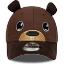 gorra-curva-marron-ajustable-para-nino-pequeno-9forty-cord-ears-de-new-era