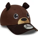 gorra-curva-marron-ajustable-para-nino-pequeno-9forty-cord-ears-de-new-era