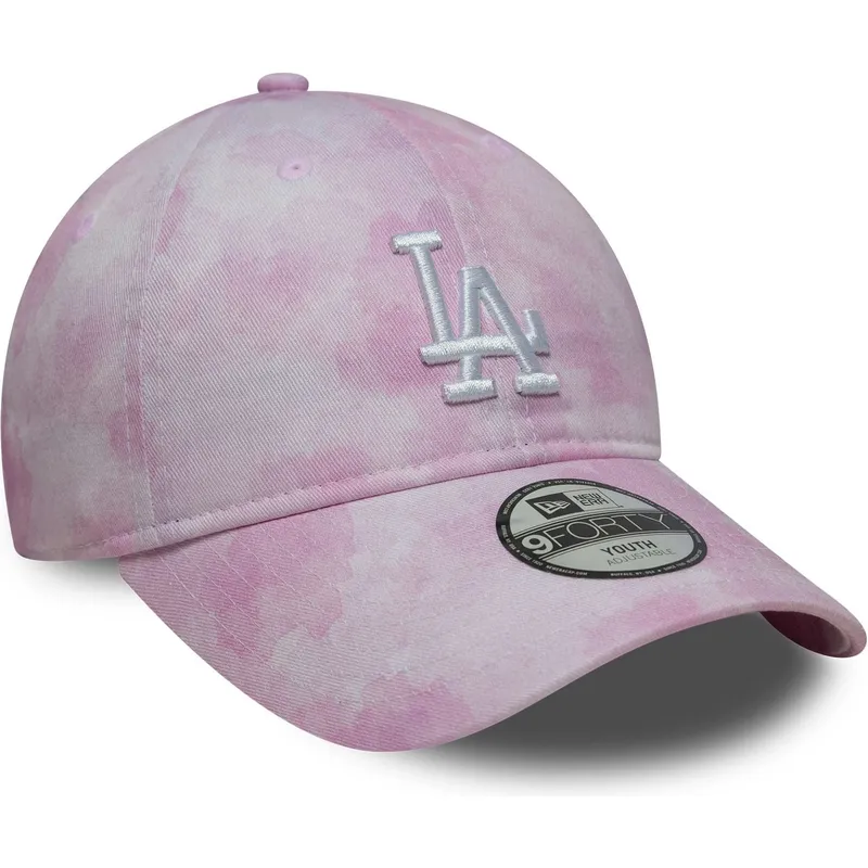 cap-ivelt-roza-reguliruema-lenta-gyereknek-9twenty-tie-dye-los-angeles-dodgers-mlb-new-era