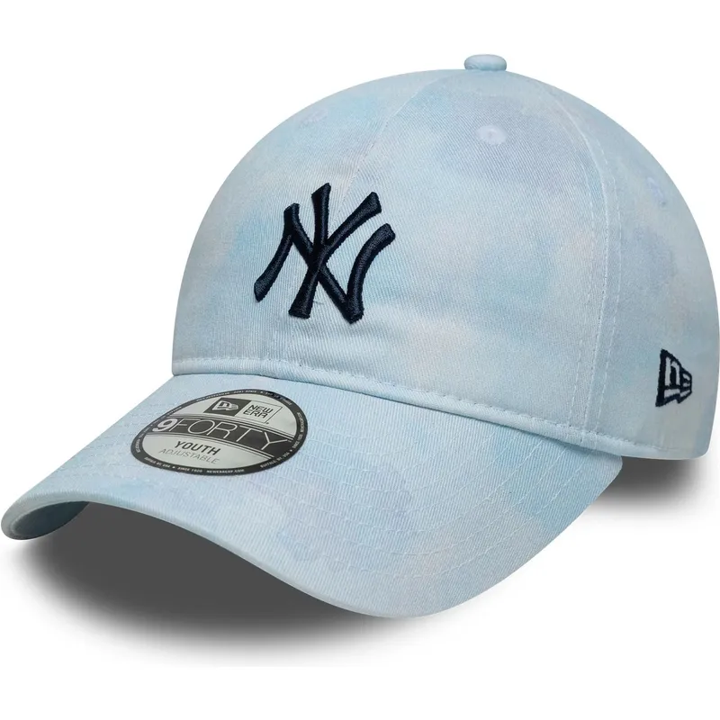 bojd-bla-justerbar-keps-for-barn-9twenty-tie-dye-fran-new-york-yankees-mlb-av-new-era