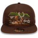 new-era-flat-brim-19twenty-outdoor-graphic-brown-adjustable-cap
