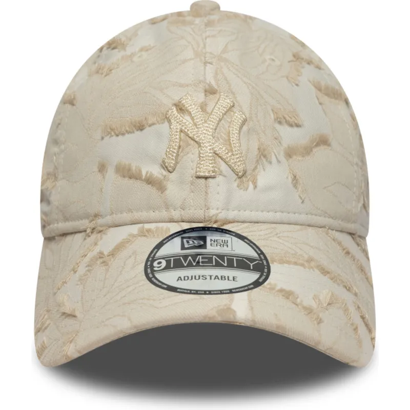 cap-ivelt-bezhov-reguliruema-lenta-9twenty-img-floral-new-york-yankees-mlb-new-era