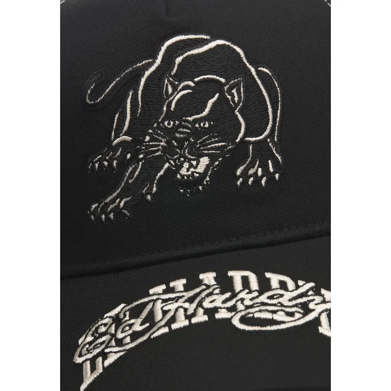 sapkak-ivelt-fekete-snapback-contrast-stitch-panther-graphic-ed-hardy