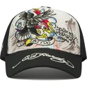 sapkak-ivelt-feher-snapback-tattoo-eagle-graphic-ed-hardy