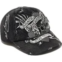 sapkak-ivelt-fekete-allithato-brave-hearts-ed-hardy