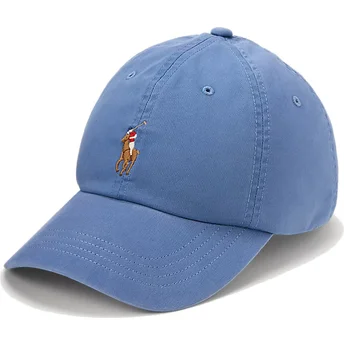 Sapkák ívelt kék állítható pánt Classic Sport Stretch Twill Polo Ralph Lauren