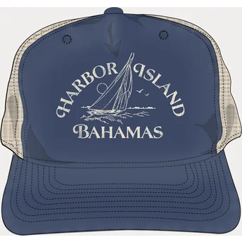 Sapkák ívelt sötétkék snapback Vintage Woven Twill Polo Ralph Lauren