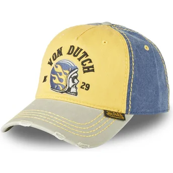 Sapkák ívelt többszínű állítható RETRO12 Von Dutch