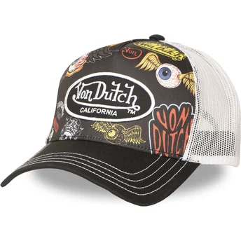 Sapkák ívelt fekete snapback SUBL16 Von Dutch