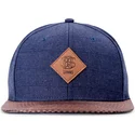 gorra-plana-azul-marino-ajustable-glencheck-de-djinns